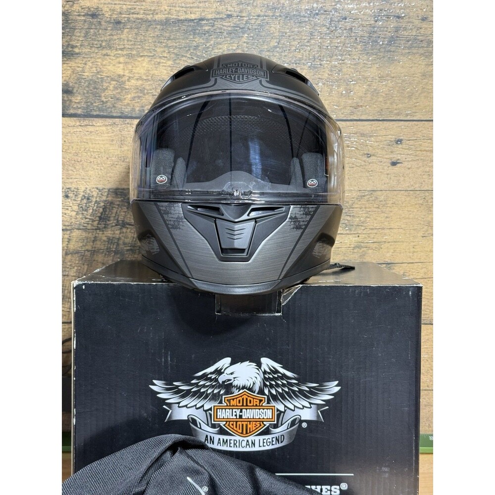 HD Harley Davidson HD M05 full face helmet S metallic Graphic Excellent!